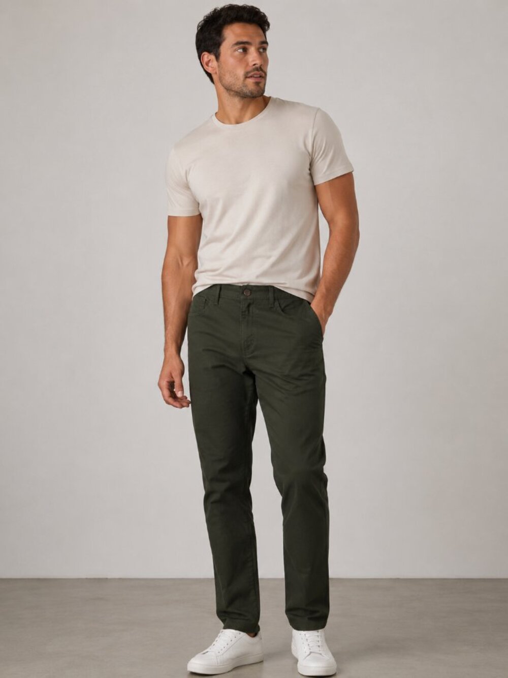 Michael Kors Men's Dark Olive Pants